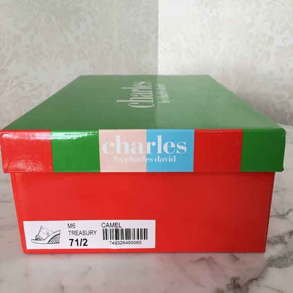 Charles David "Treasury" Wedge Sandal MINT 6.5M - Picture 8 of 8